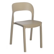Set de 4 sillas apilables arena Ona Resol
