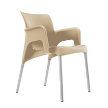 Set de 2 sillas apilables arena Sun Resol