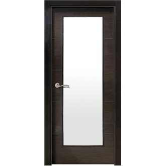 Puerta interior vidriera MODERNA WENGUE ROMA-V1