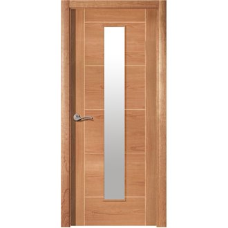 Puerta interior vidriera MODERNA CEREZO VP7-V1