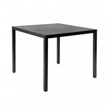 Mesa negra BARCINO 90x90 de Resol