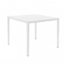 Mesa blanca BARCINO 90x90 de Resol