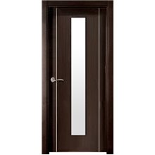 Puerta interior vidriera MODERNA WENGUE L1GN V1