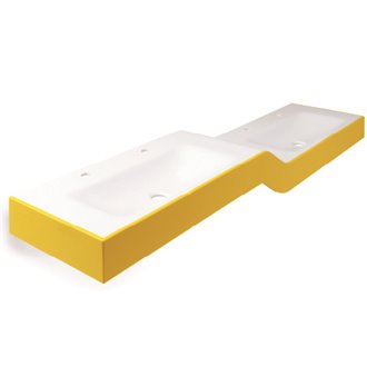 Lavabo infantil mural doble Mediclinics