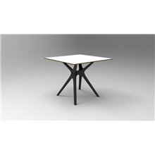 Mesa negra y blanca VELA S 90 de Resol