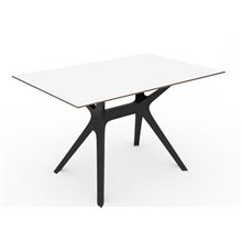 Mesa negra y blanca VELA M de Resol
