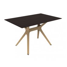 Mesa arena y negra VELA M de Resol