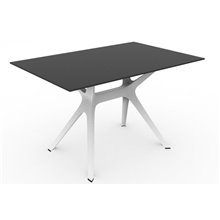Mesa blanca y negra VELA M de Resol