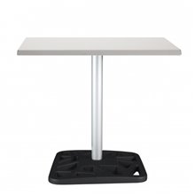 Mesa pie central negro NET de Resol