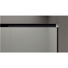 Mampara angular 1 corredera BASIC NEGRO GME