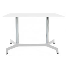 Mesa pie doble blanco SPUTNIK de Resol