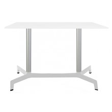 Mesa pie doble blanco SPUTNIK de Resol