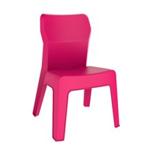 Set de 4 sillas infantiles fucsia Jan Resol