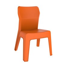 Pack de 4 sillas infantiles naranjas Jan Resol