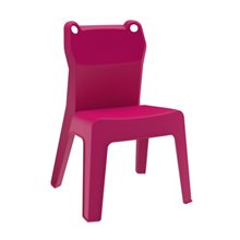 Juego de 4 sillas infantiles en fucsia Jan Frog Resol