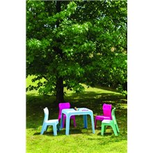 Set de 4 sillas infantiles verde lima Jan Resol