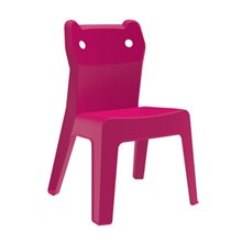 Set de 4 sillas infantiles fucsia Jan Cat Resol