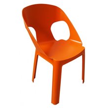 Juego de 4 sillas infantiles en naranja Rita Resol