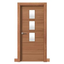 Puerta interior vidriera MODERNA CEDRO V5H-3VC