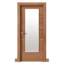 Puerta interior vidriera MODERNA CEDRO VT5-V1