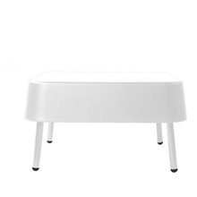 Mesa auxiliar blanca BOB de Resol