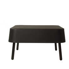 Mesa auxiliar negra BOB de Resol