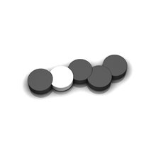 Banco doble media luna gris DISK Resol