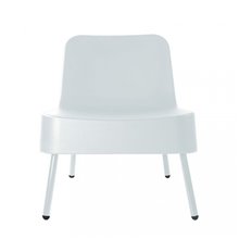 Sillón de exterior blanco BOB de Resol