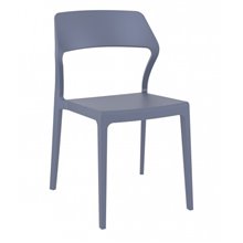Pack de 4 sillas grises Snow Resol