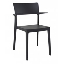 Pack de 4 sillas negras Plus Resol