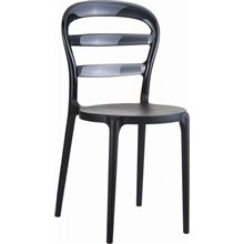 Silla negra MISS BIBI de Resol
