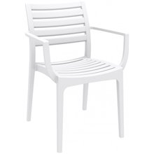Silla con brazos blanca ALMA de Resol
