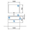Mueble 100 cm MONTERREY SALGAR