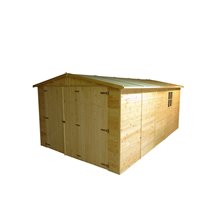 Garaje de madera 16,77m² Mikhail I Gardiun