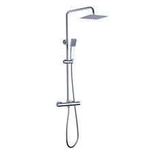 Conjunto de ducha monomando cuadrado CANO