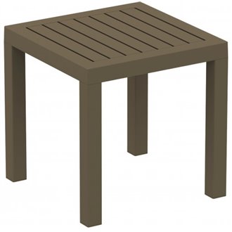 Mesa auxiliar marr&oacute;n CLICK-CLACK de Resol