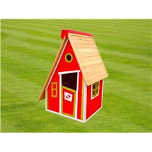 Casita infantil 1,24m² Peter rojo Outdoor Toys
