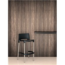 Set de 4 taburetes negros Rick Resol