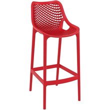 Taburete rojo GRID 75 de Resol