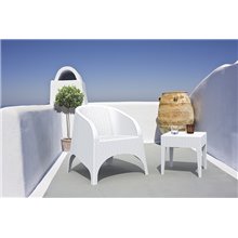Sillón de exterior blanco ESTORIL de Resol