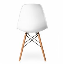 Set de 4 sillas blancas Oslo Resol
