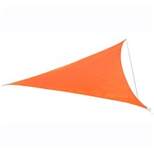 Toldo vela triángulo 6x6x6m naranja Outsunny