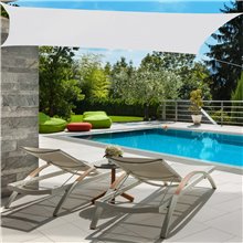 Toldo vela cuadrado 3x3m beige Outsunny