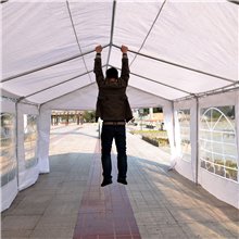 Pabellón 6x4x2,8m blanco Outsunny