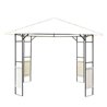 P&eacute;rgola 3x3x2,6m crema Outsunny 