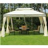P&eacute;rgola 3x4x2,8m blanca Outsunny 