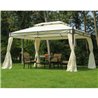 P&eacute;rgola 3x4x2,8m blanca Outsunny 