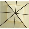 P&eacute;rgola 3x3x2,65m crema Outsunny 