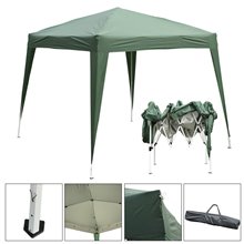 Carpa plegable 3x3x2,4m verde Outsunny