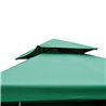 Techo reemplazo 3x3m p&eacute;rgola verde Outsunny
